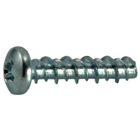 Midwest Fastener #4 x 1/2 in Phillips Pan Machine Screw, Zinc Plated Steel, 60 PK 36201